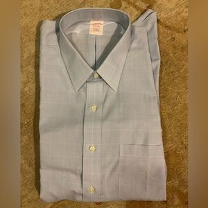 Brooks Brothers Sky Blue Checkered Shirt